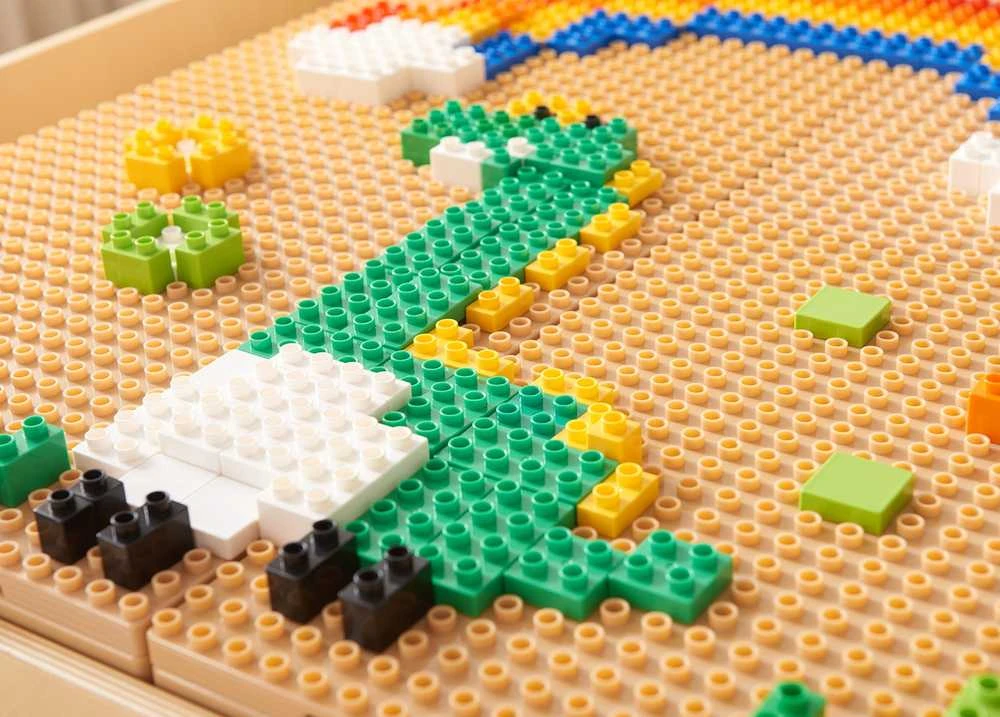MASTERKIDZ 1 mažų blokelių statybinė plokštė