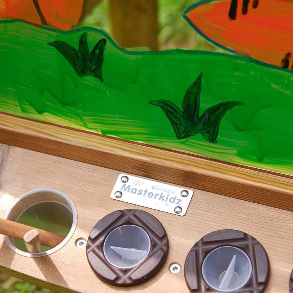 MASTERKIDZ 4 pusių permatoma akrilinė dažoma lenta + puodeliai