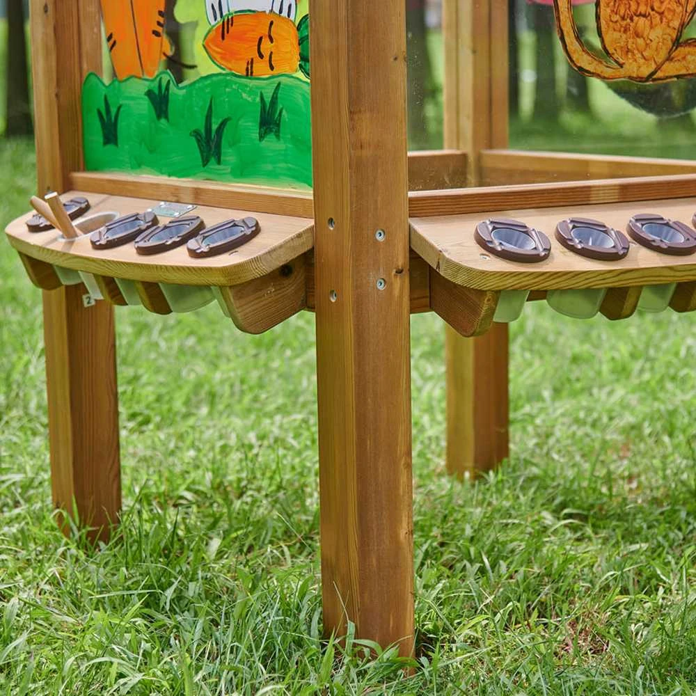 MASTERKIDZ 4 pusių permatoma akrilinė dažoma lenta + puodeliai