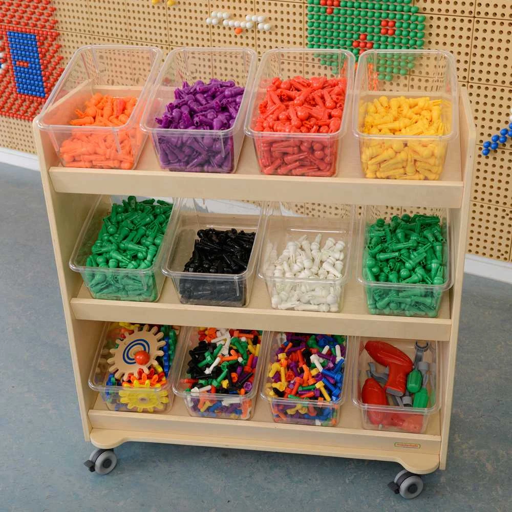 MASTERKIDZ Akryliniai Saugojimo Indai 6 Vnt.