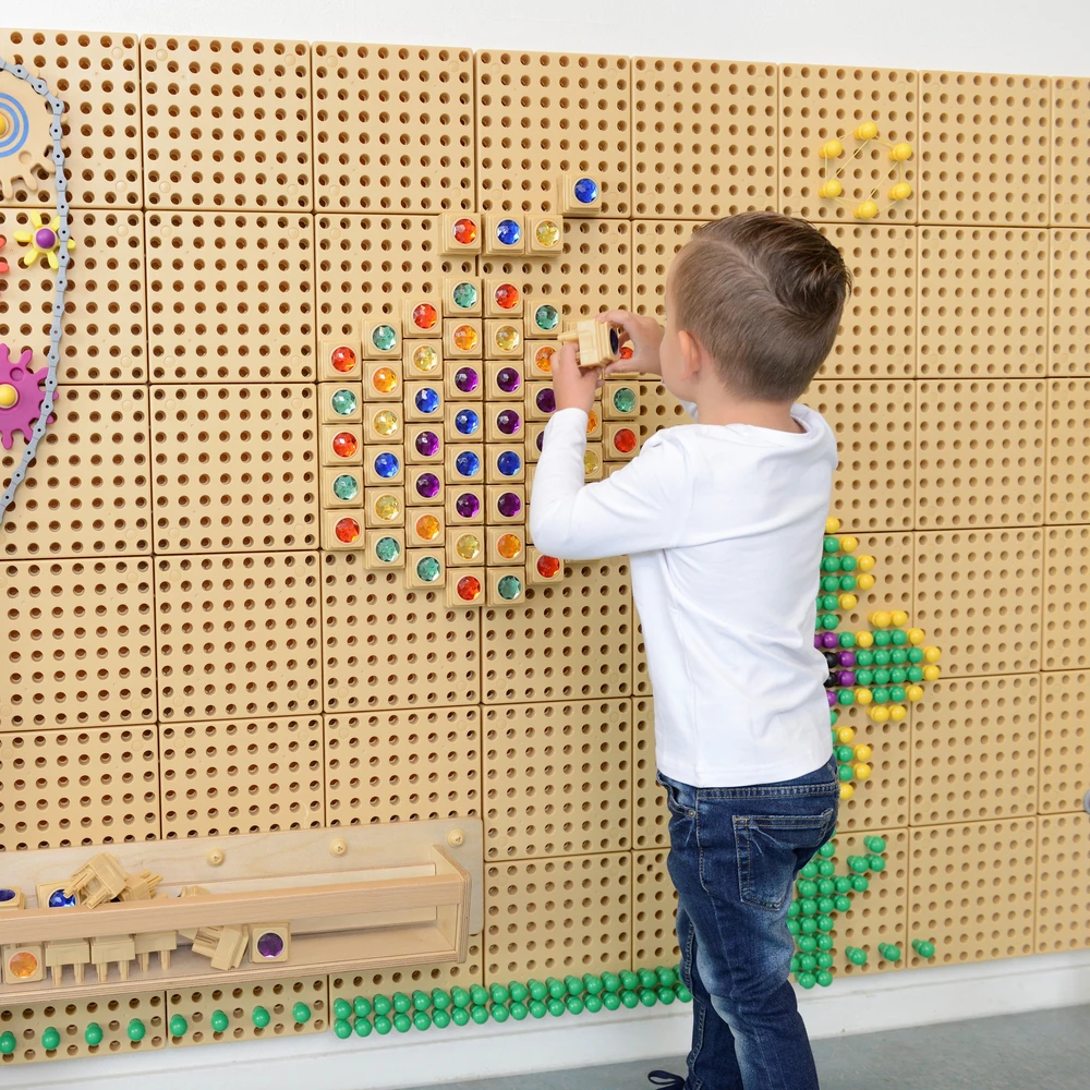 Masterkidz kūrybinis akrilinių deimantukų rinkinys vaikams mokomajai STEM lentai 72 vnt