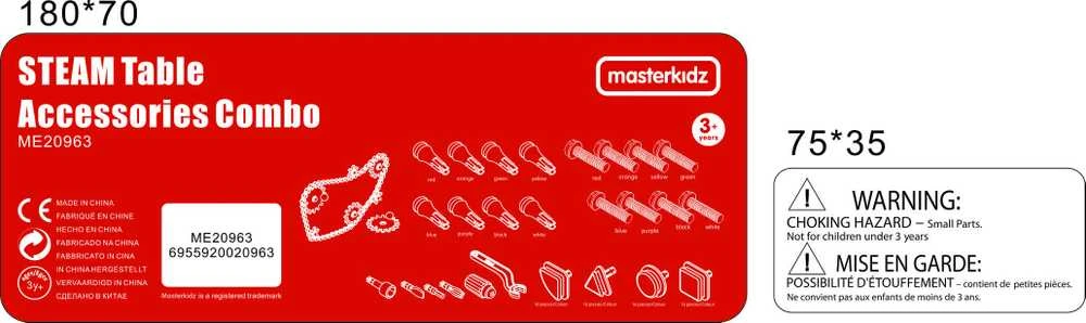 MASTERKIDZ Priedas Įvairių Kaiščių, Varžtų Įrankių Rinkinys 352 vnt.