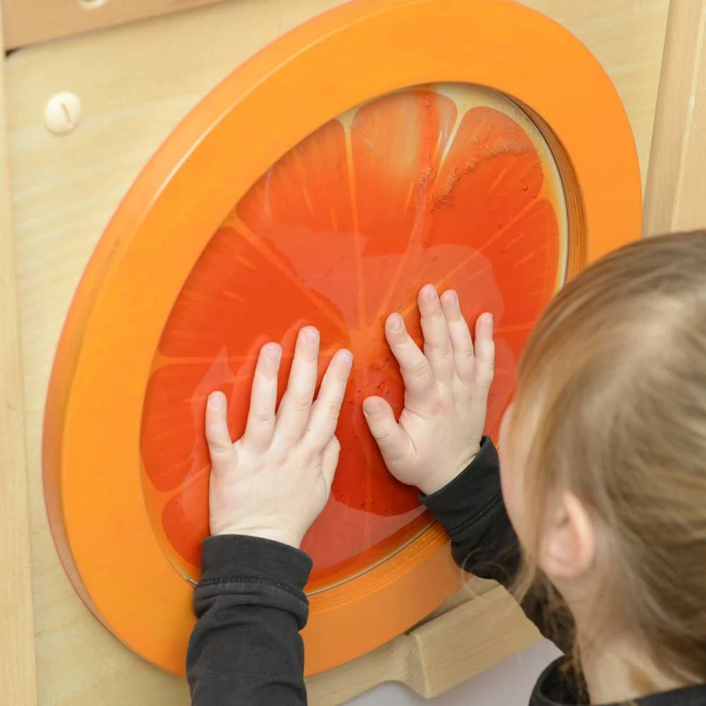 MASTERKIDZ sensorinė edukacinė lenta oranžinė