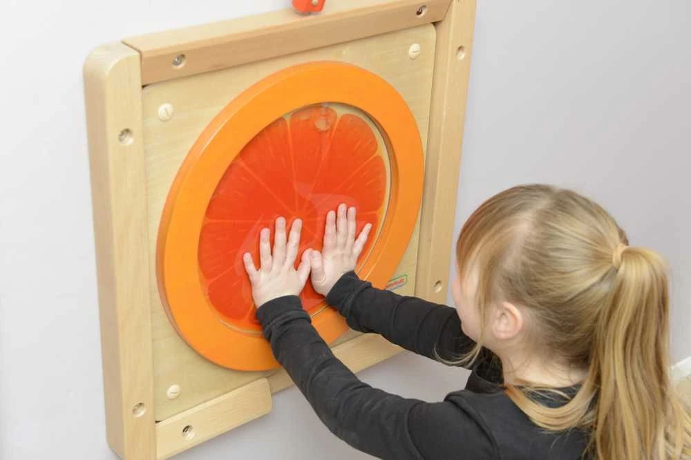 MASTERKIDZ sensorinė edukacinė lenta oranžinė