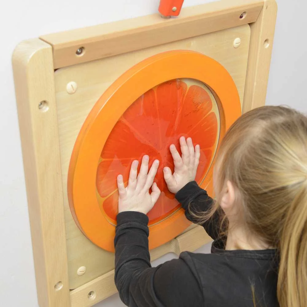 MASTERKIDZ sensorinė edukacinė lenta oranžinė