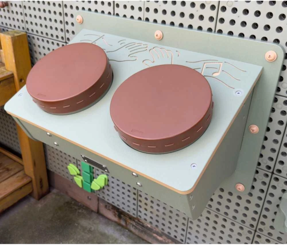 MASTERKIDZ Bongos Muzikos instrumentai Būgnai STEM Priedai
