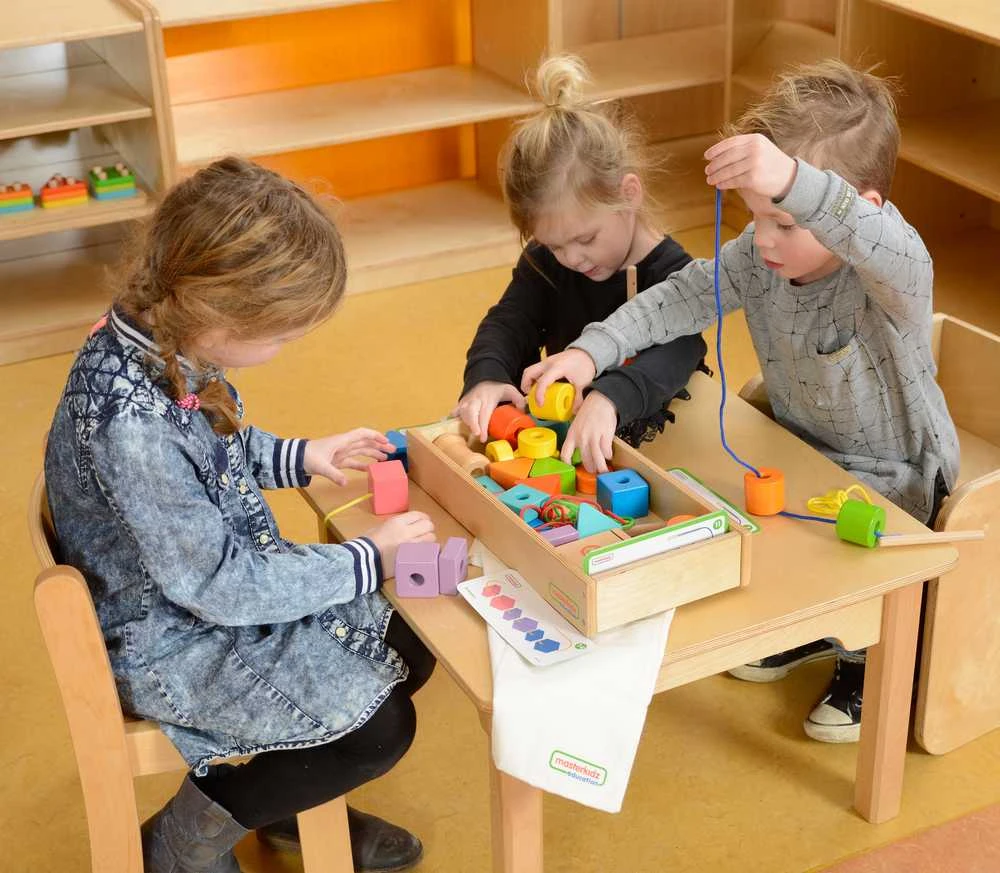 Dėlionė Masterkidz Medinė Žaidimų Nėrimo Rinkinys