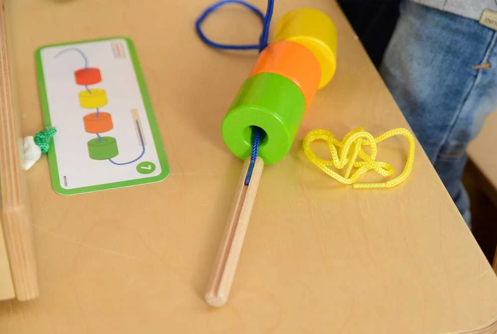 Dėlionė Masterkidz Medinė Žaidimų Nėrimo Rinkinys