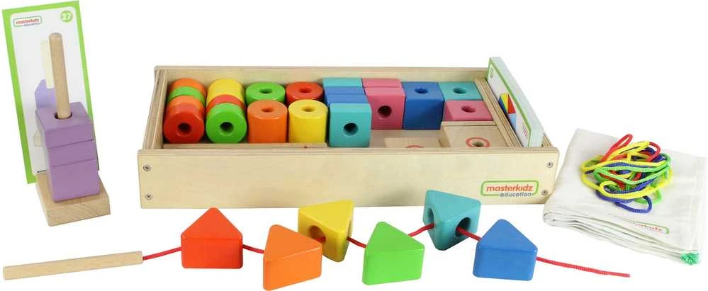 Dėlionė Masterkidz Medinė Žaidimų Nėrimo Rinkinys