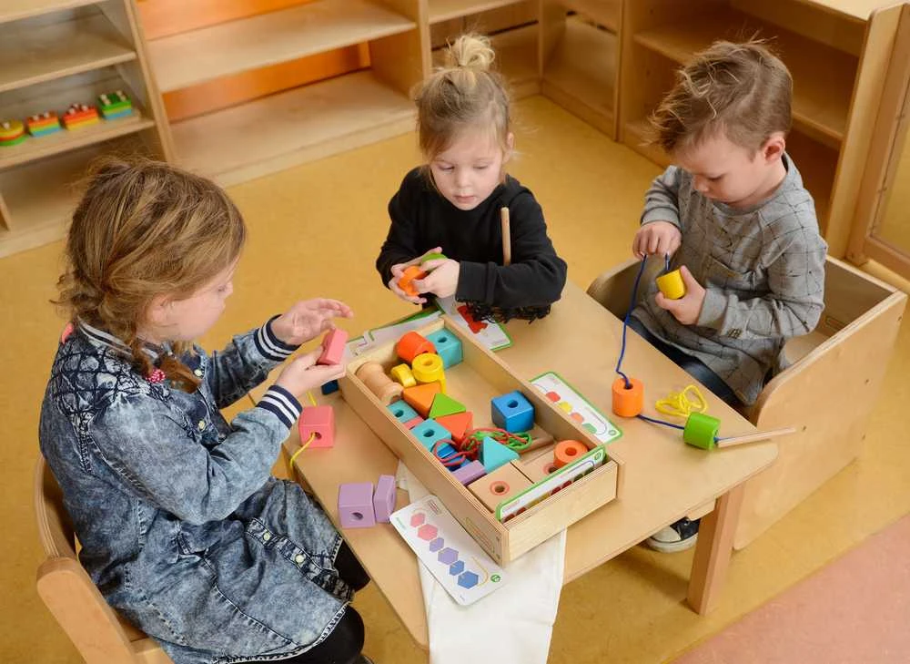 Dėlionė Masterkidz Medinė Žaidimų Nėrimo Rinkinys
