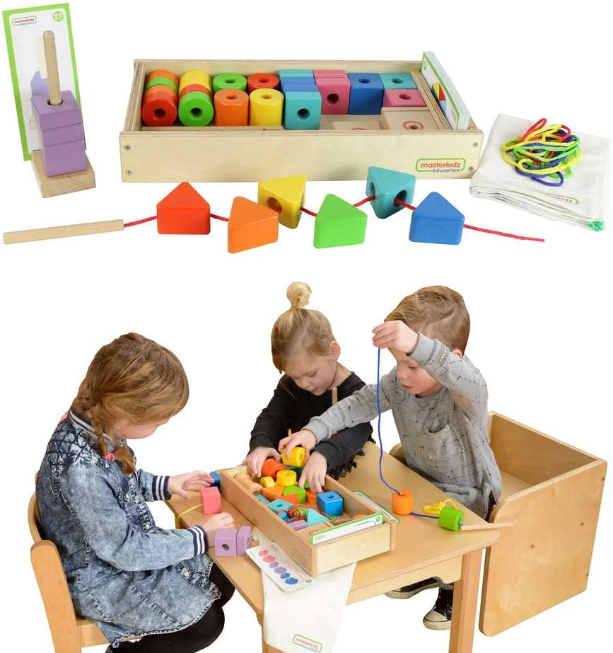 Dėlionė Masterkidz Medinė Žaidimų Nėrimo Rinkinys