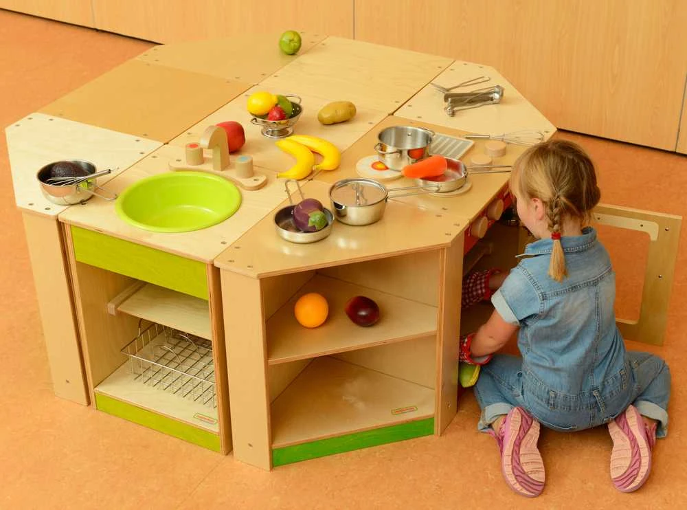 Masterkidz Medinė Nubrokuota Spinta - Didelė