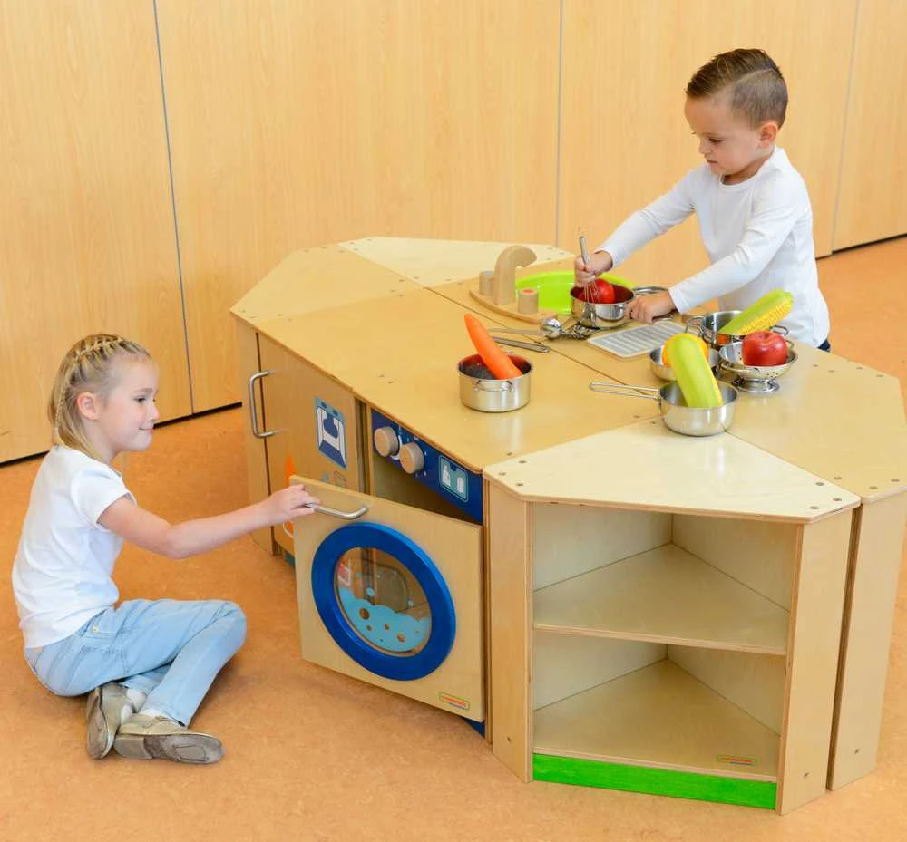 Masterkidz Medinė Nubrokuota Spinta - Didelė