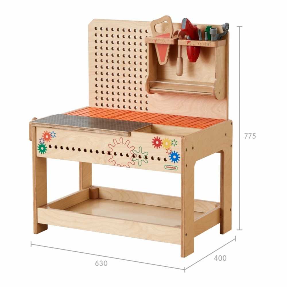 Medinis Montessori dirbtuvėlių stalas MASTERKIDZ STEM