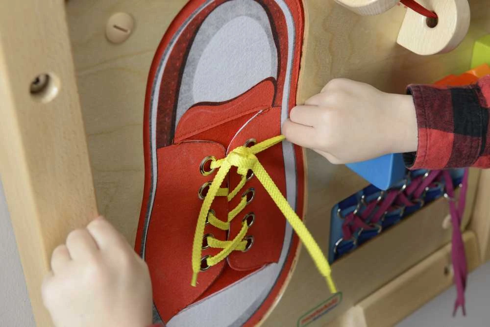 Edukacinė lenta Smulkiosios motorikos lavinimas Montessori MASTERKIDZ