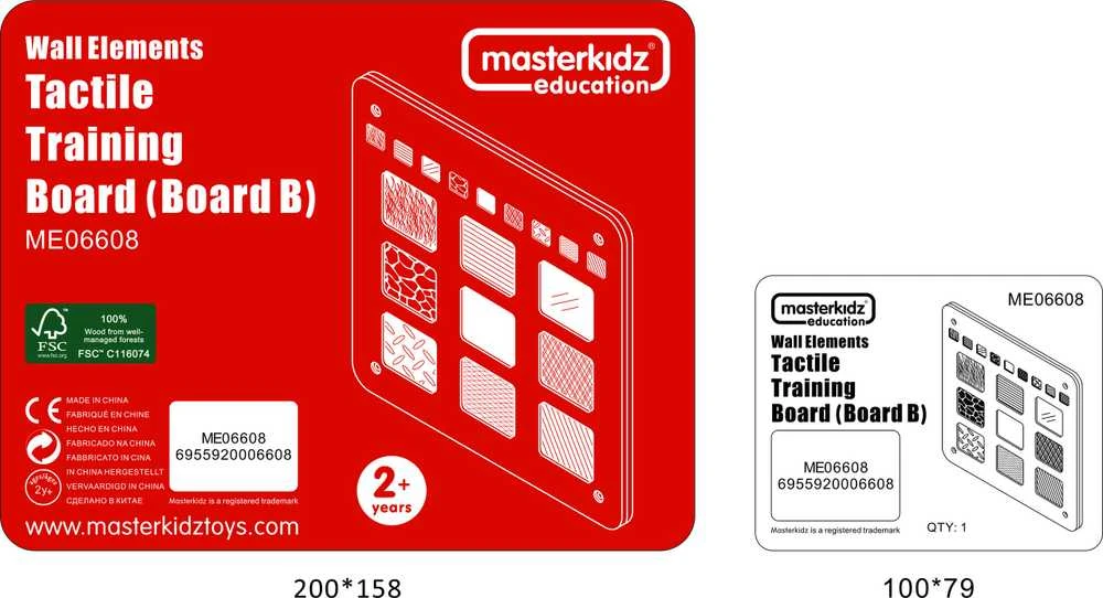 Masterkidz Edukacinė lenta Jutiklių atpažinimui