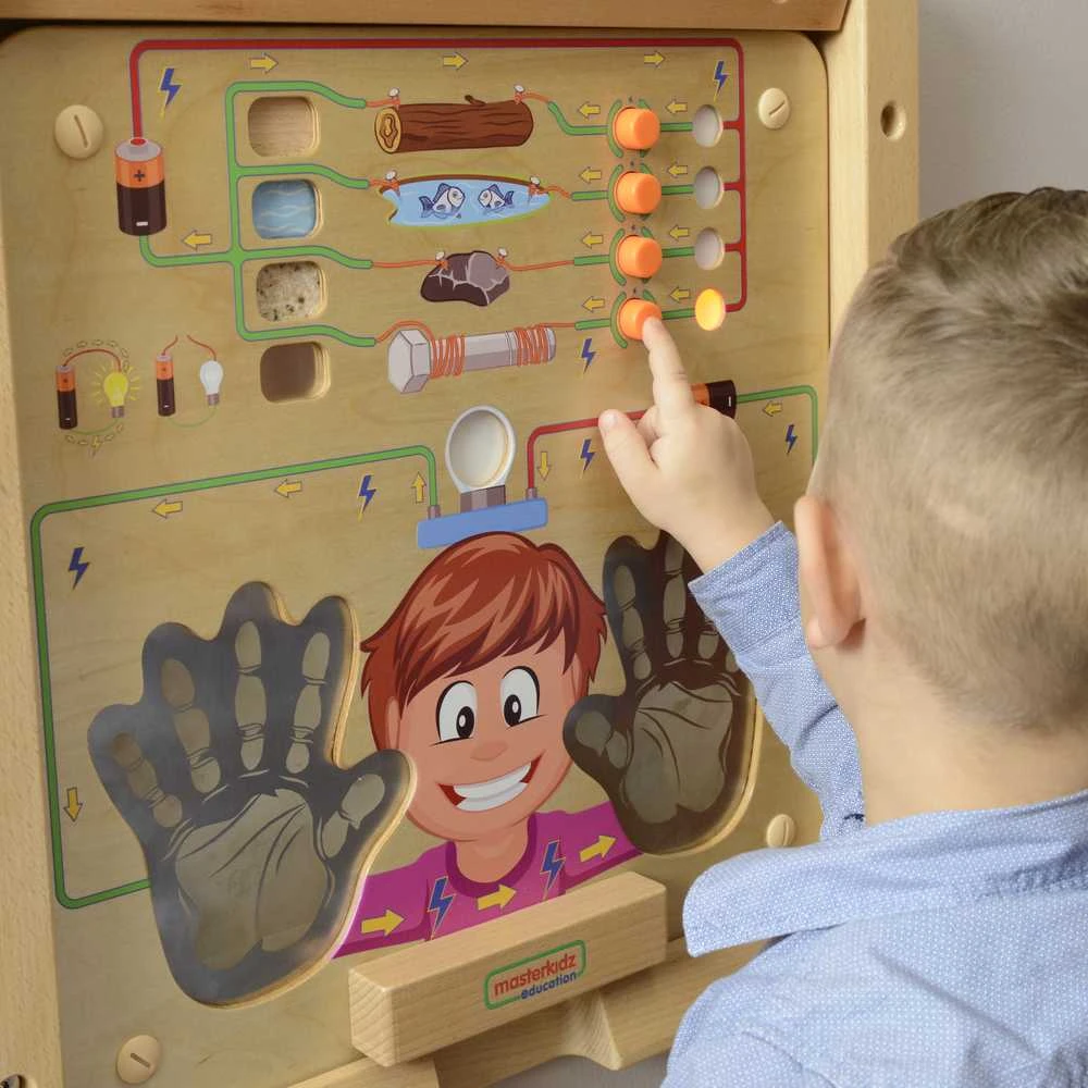 Edukacinė lenta Vandens laidumo eksperimentas Montessori MASTERKIDZ
