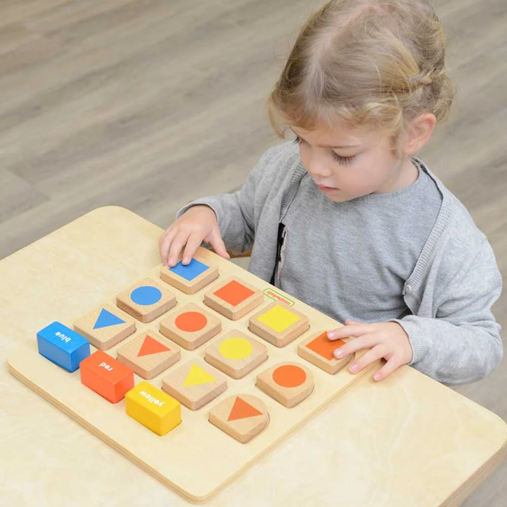 MASTERKIDZ Edukacinė Lenta Formų ir Spalvų Rūšiuotojas