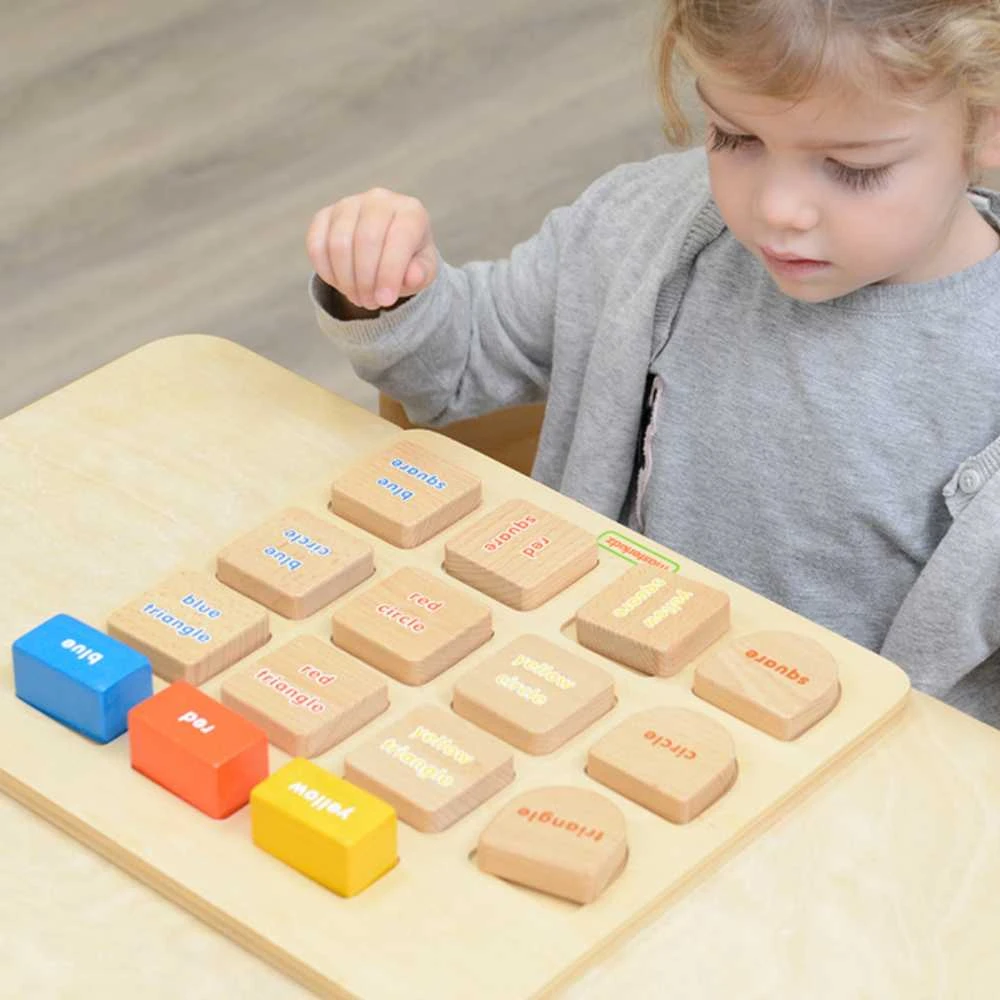 MASTERKIDZ Edukacinė Lenta Formų ir Spalvų Rūšiuotojas