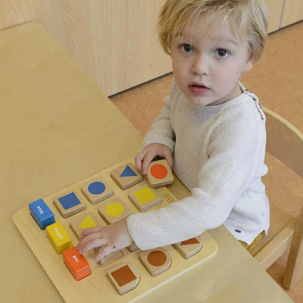 MASTERKIDZ Edukacinė Lenta Formų ir Spalvų Rūšiuotojas