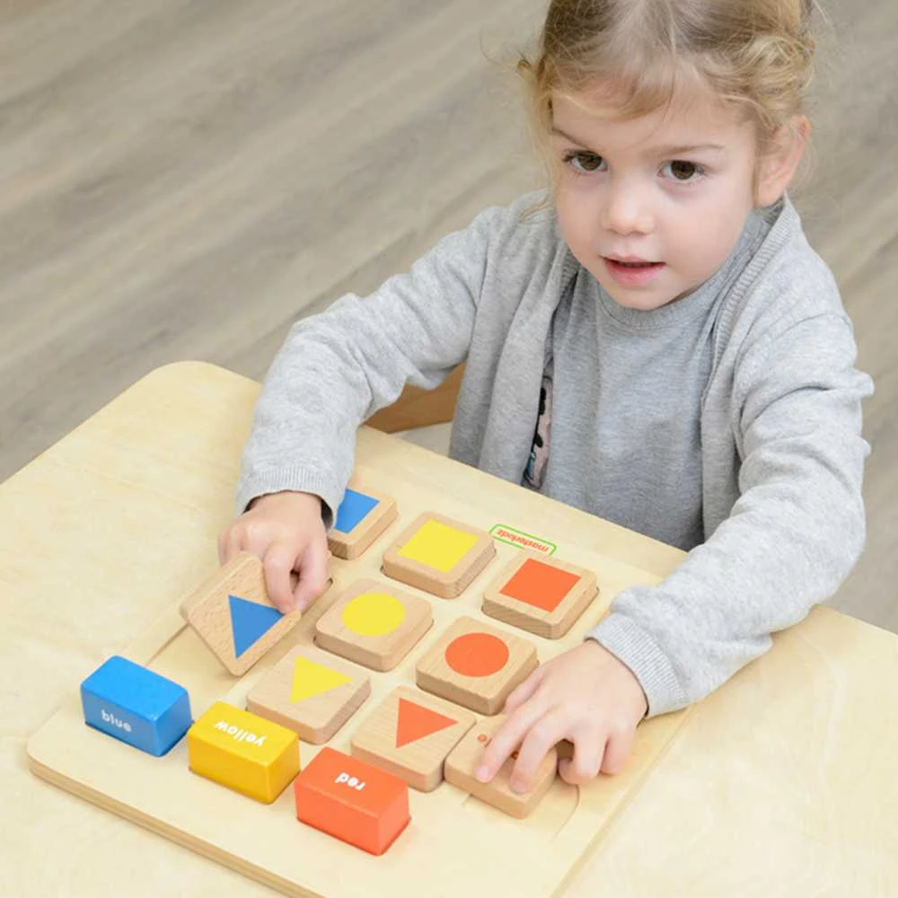 MASTERKIDZ Edukacinė Lenta Formų ir Spalvų Rūšiuotojas