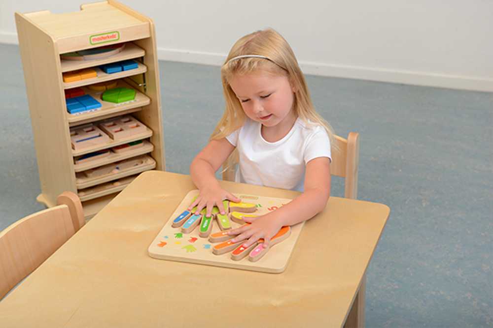 Masterkidz Medinė Mokymo Lenta Skaičiavimui Ant Pirštų