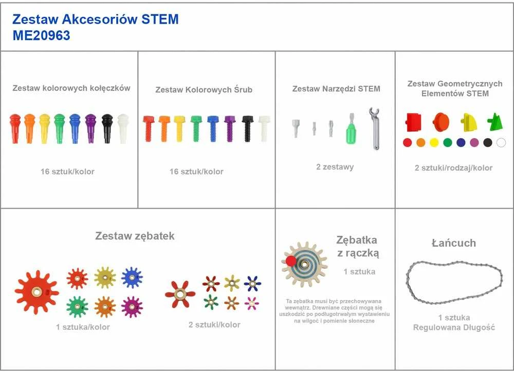 MASTERKIDZ laisvai pastatoma STEM kūrybinio mokymosi lenta 166 x 125 cm ir priedų rinkinys