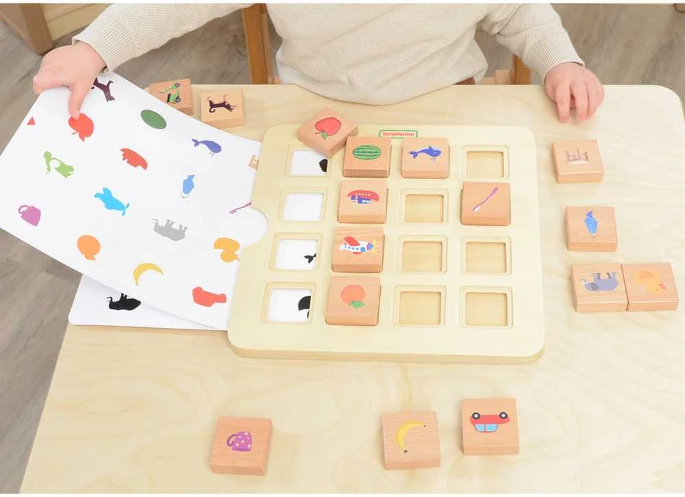 MASTERKIDZ Montessori Dėlionė - Atpažinimo Žaidimas