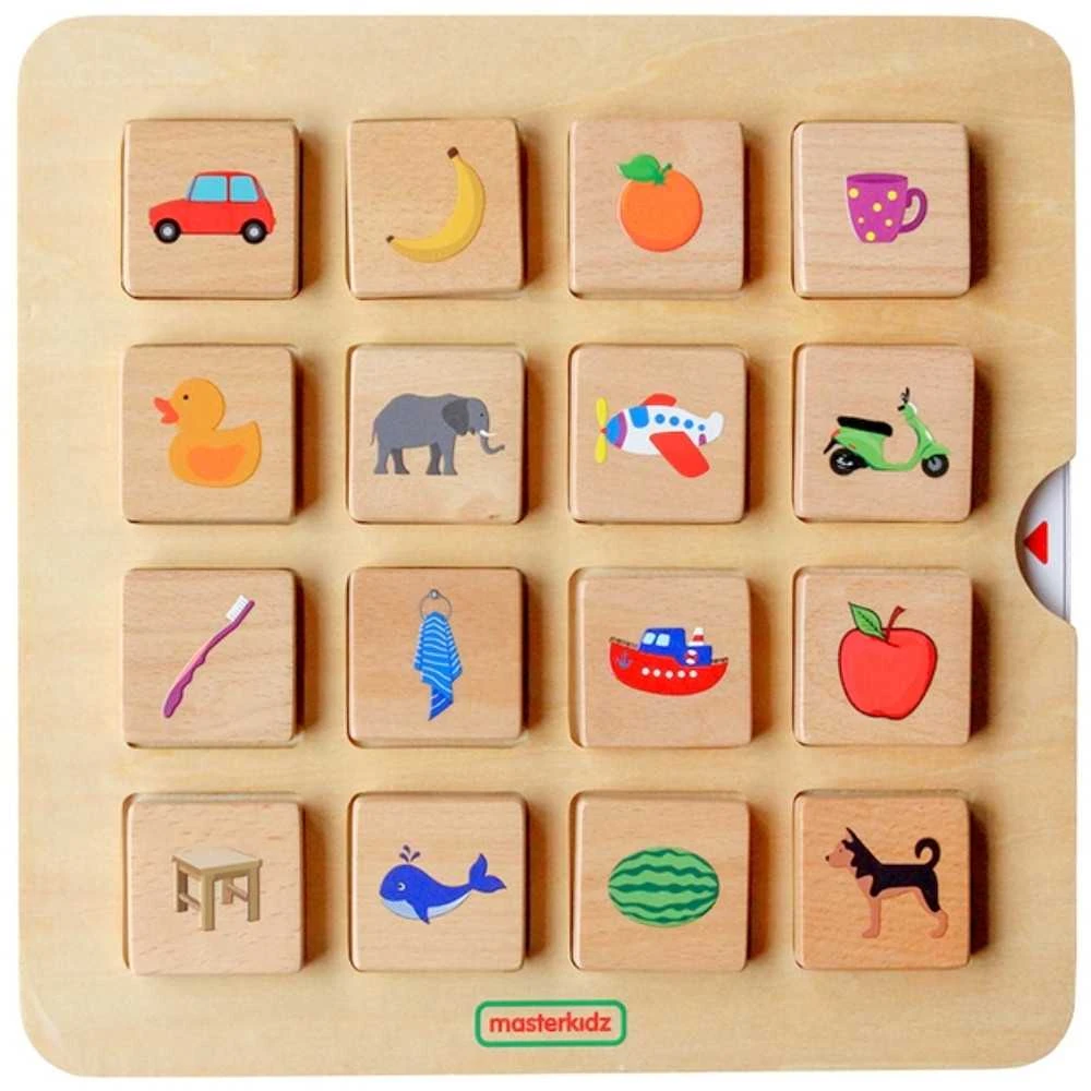 MASTERKIDZ Montessori Dėlionė - Atpažinimo Žaidimas