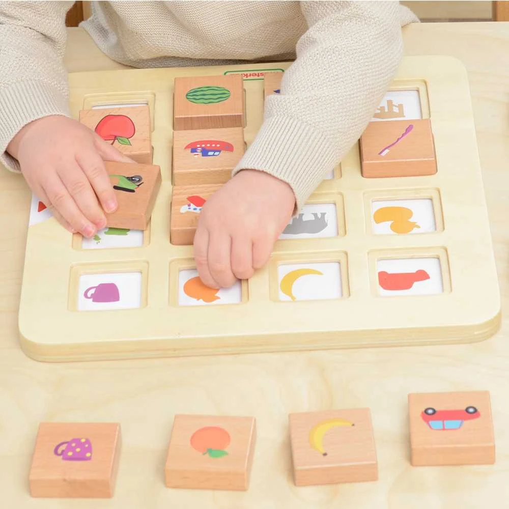 MASTERKIDZ Montessori Dėlionė - Atpažinimo Žaidimas