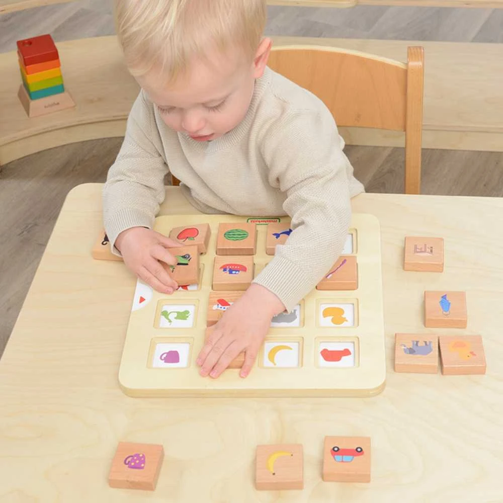 MASTERKIDZ Montessori Dėlionė - Atpažinimo Žaidimas