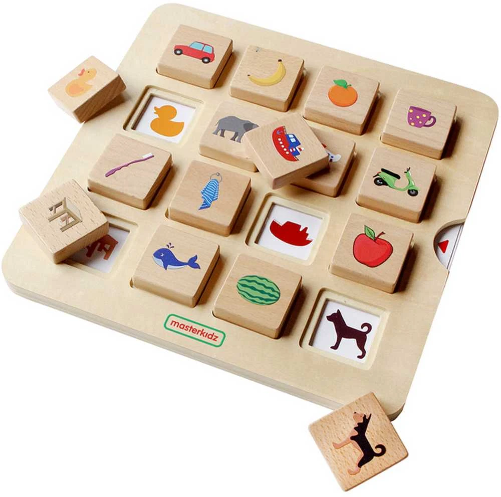 MASTERKIDZ Montessori Dėlionė - Atpažinimo Žaidimas