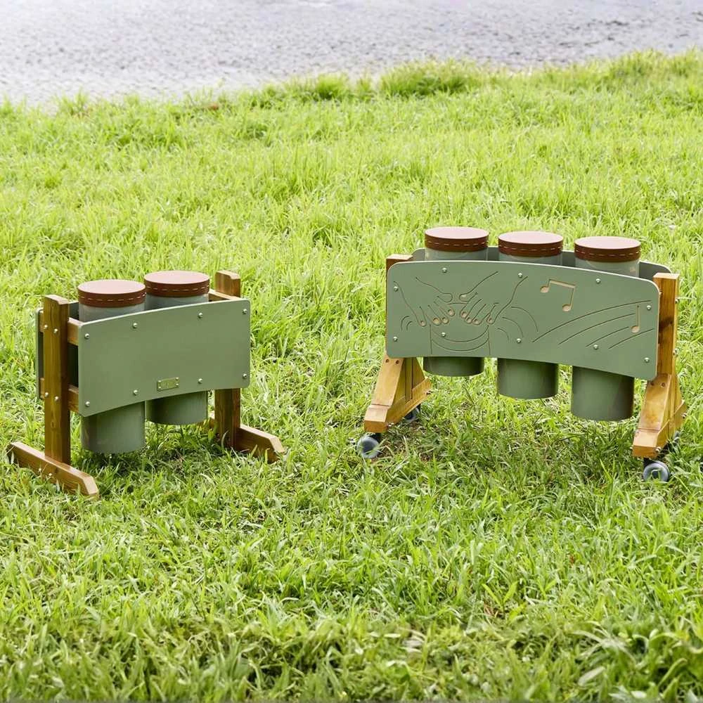 MASTERKIDZ sodo instrumentų rinkinys, trys kongos būgnai