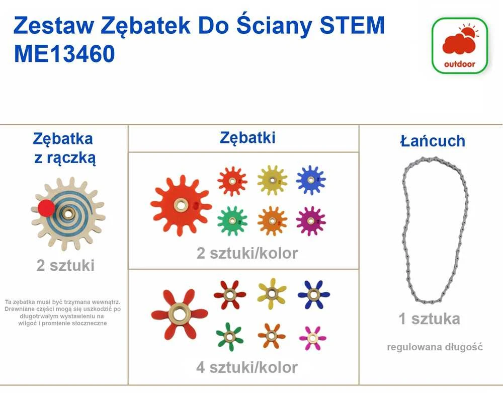 Masterkidz Mechanizmai Žaislai - Spalvotų Rato Rinkinio Komplektas
