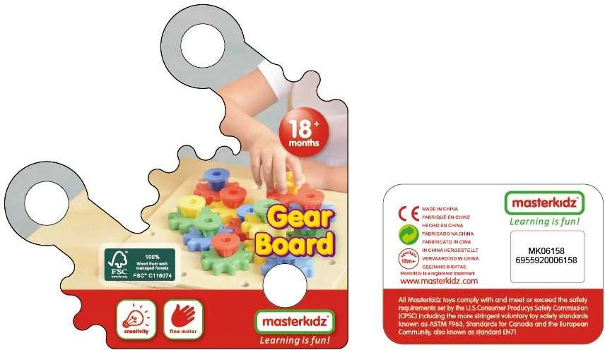 Dantų ratai sukuria savo mechanizmą „MasterKidz Montessori“