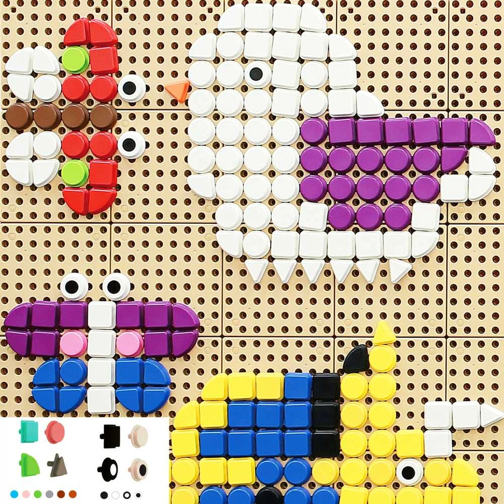 MASTERKIDZ Geometriniai Elementai Tablic 256 vnt.