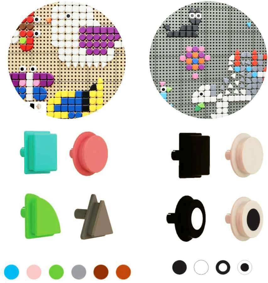 MASTERKIDZ Geometriniai Elementai Tablic 256 vnt.