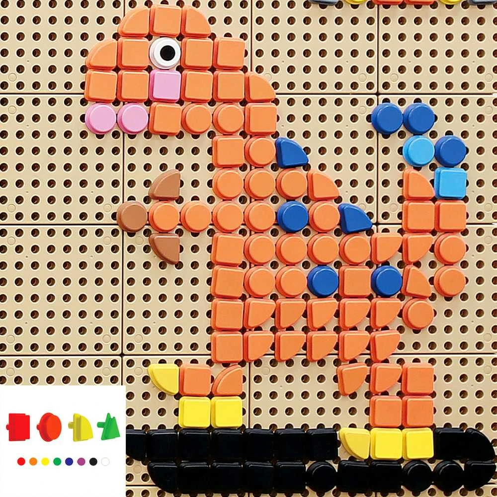 MASTERKIDZ Geometriniai Elementai 8 Spalvų