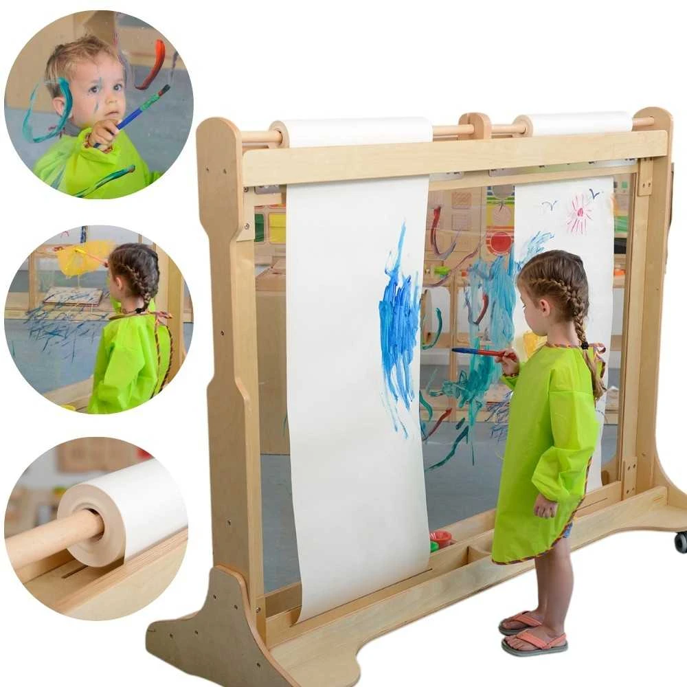 MASTERKIDZ didžiulis medinis tapybos molbertas