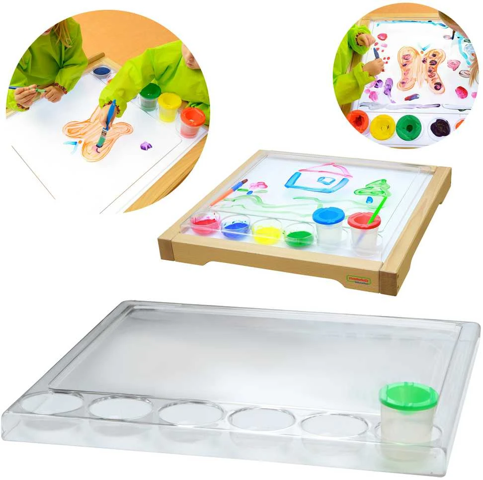 MASTERKIDZ Teca piešimui Montessori kvadratinė
