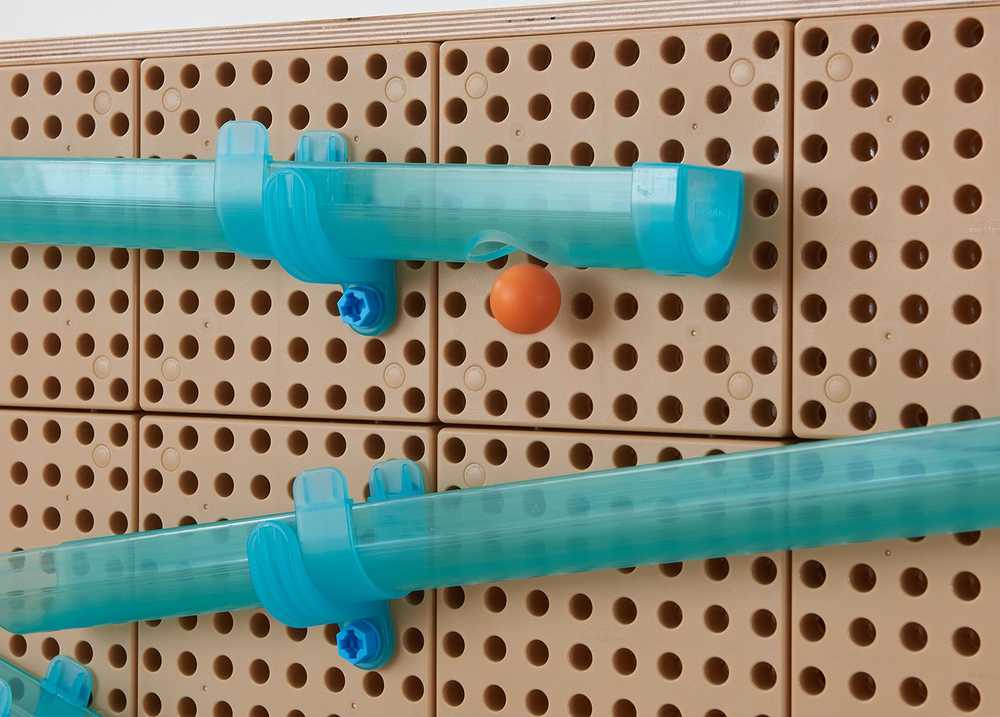MASTERKIDZ lauko STEM lenta su vandens ir kamuoliukų trasa