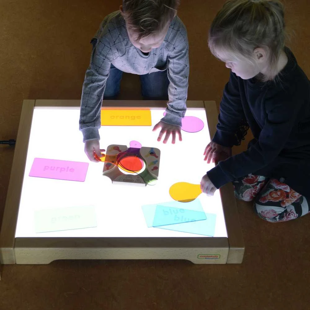 MASTERKIDZ LED šviesos skydelis, keičiantis spalvą su nuotolinio valdymo pultu
