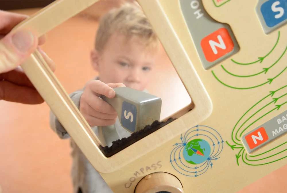 Masterkidz Magnetinė Edukacinė Lenta Kompasas Montessori