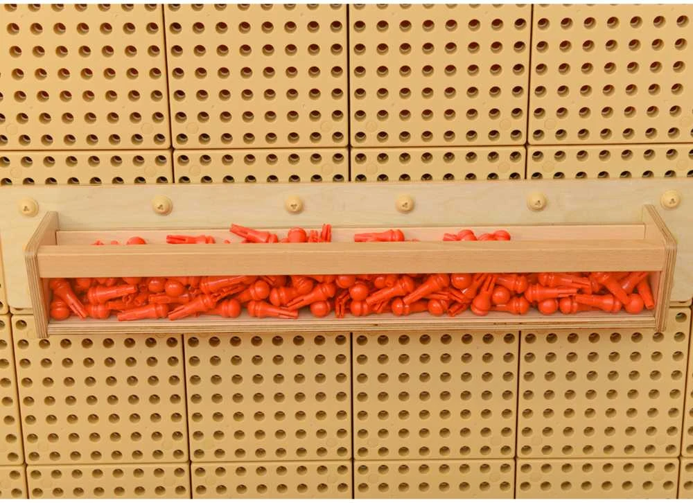 MASTERKIDZ medinis konteineris su permatoma sienele, 80 cm, skirtas STEM mokslo ir kūrybiškumo lentoms