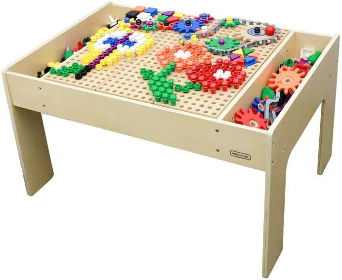 MASTERKIDZ medinis mokomasis stalas + 352 STEAM sienelės priedai