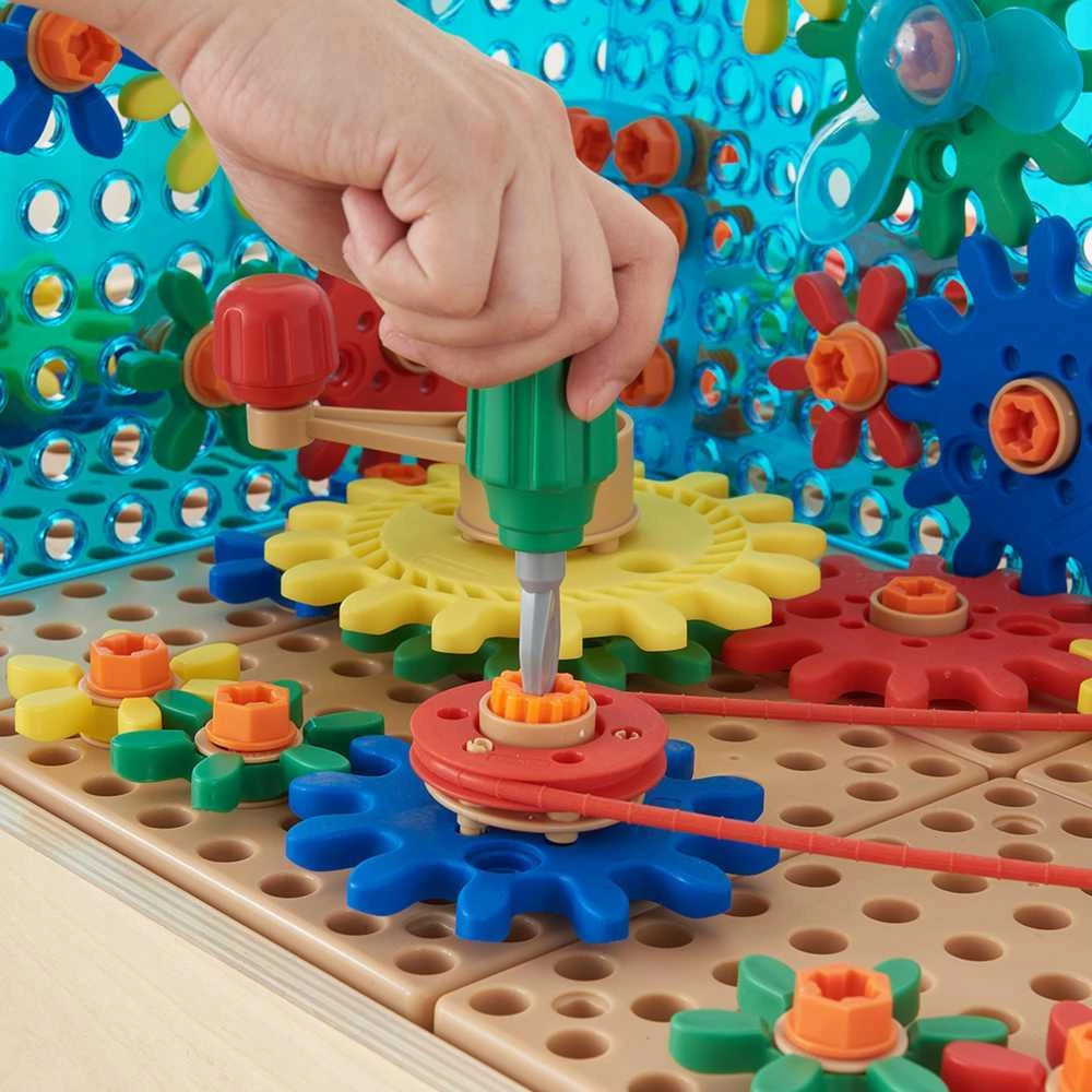 MASTERKIDZ priedų rinkinys krumpliaračiai STEM sieninėms plokštėms 198 vnt