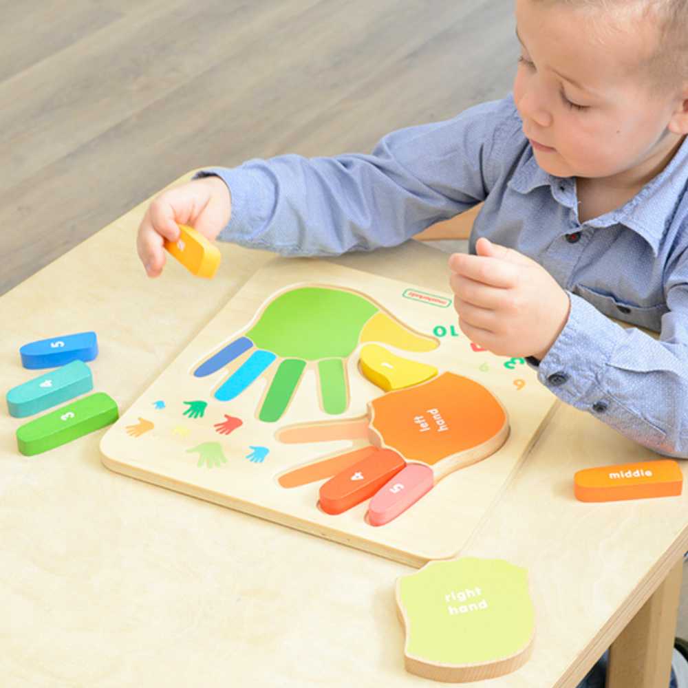 Masterkidz Medinė Mokymo Lenta Skaičiavimui Ant Pirštų