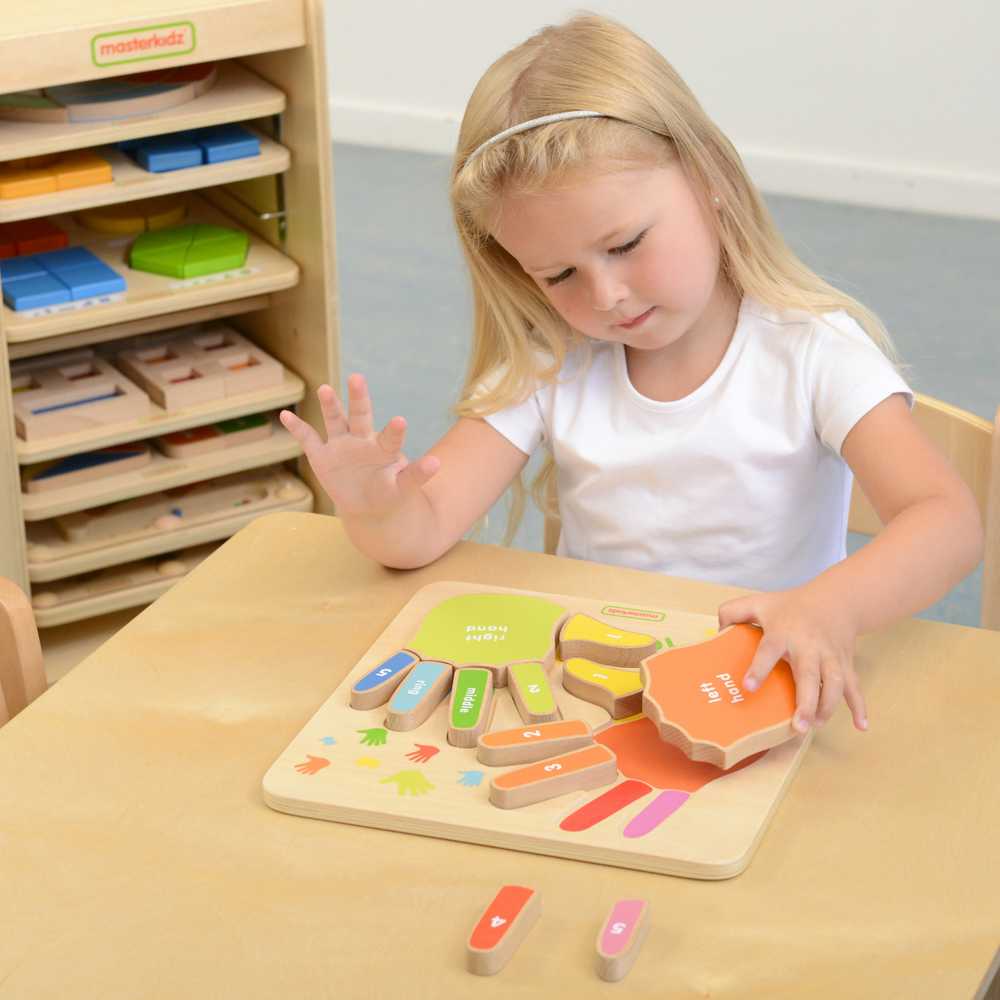 Masterkidz Medinė Mokymo Lenta Skaičiavimui Ant Pirštų