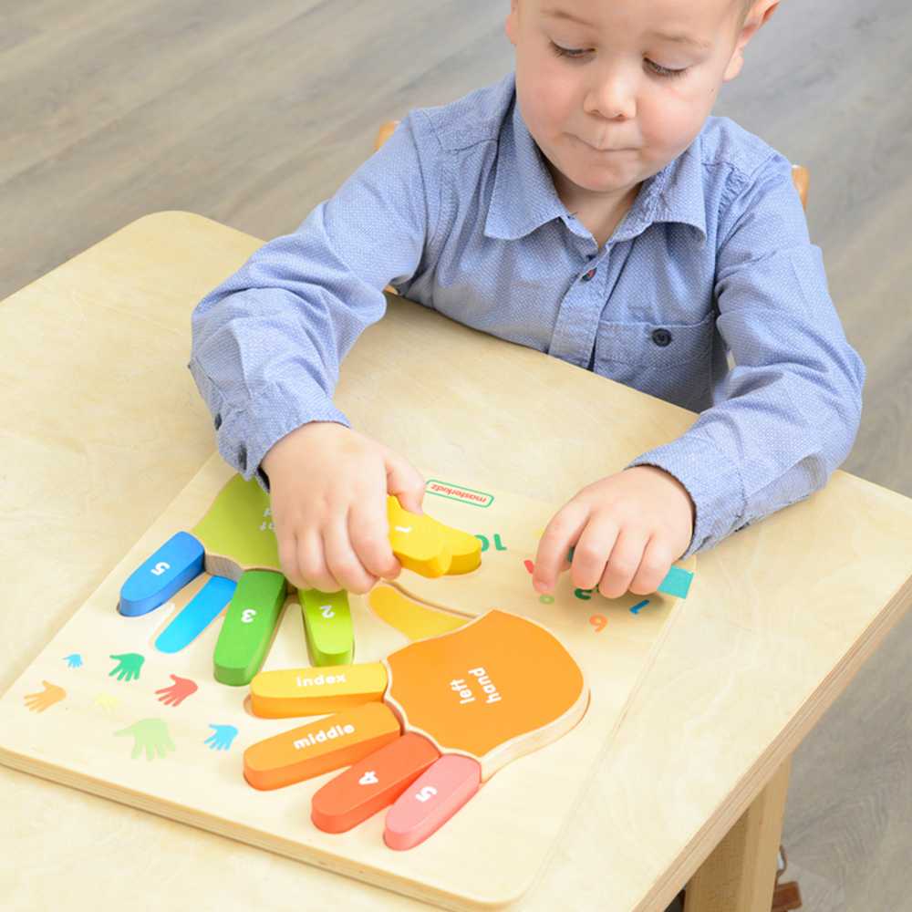 Masterkidz Medinė Mokymo Lenta Skaičiavimui Ant Pirštų