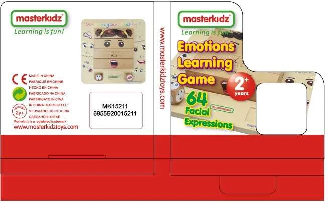 MASTERKIDZ Emocijų Valdymo Žaidimas Montessori